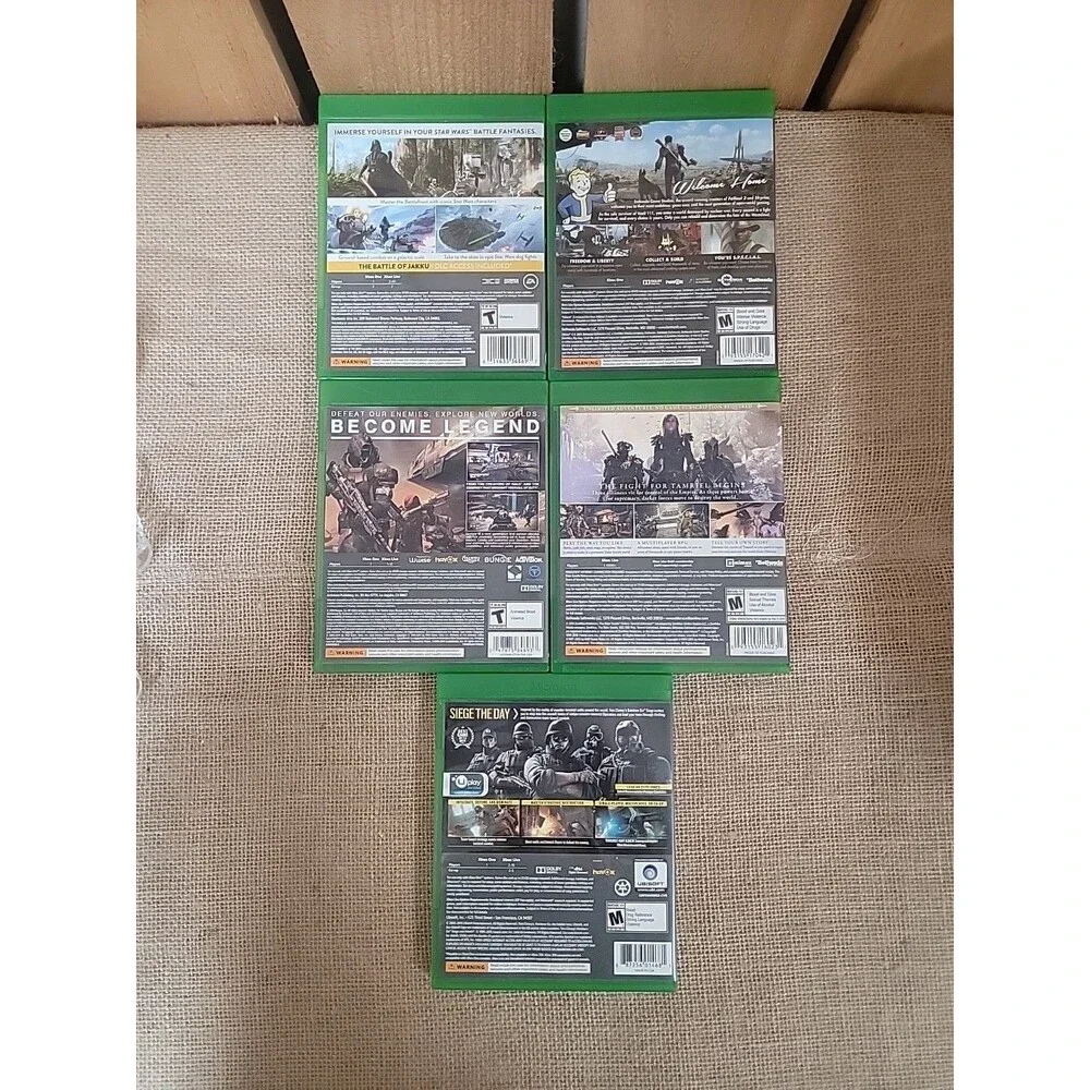 Lot of 5 Xbox One Games - Tested & Working, Great Condition  Case Booklet